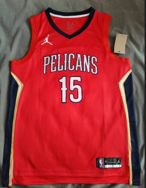 NBA 15 Alvarado New Orleans Pelicans Maillot Rouge